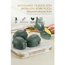 Creatividad Solutions 3 Lü Avokado Saklama Kabı | Kilitli Taze Tutucu Koruyucu Kutu | Kararmaya Son 723085