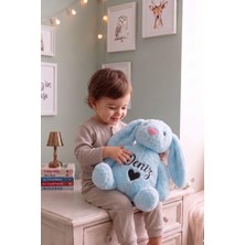 Sole Kişiye Özel 60 cm Isim Yazılı Peluş Tavşan | Sevgiliye, Kardeşe, Kuzene Hediye