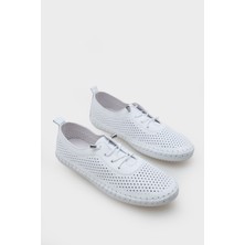 Capone Outfitters Rubia Hakiki Deri Soft Konfor Tabanlı Kadın Sneaker