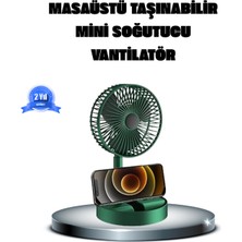 Empressco Katlanabilir Şarjlı Mini Fan 3 Kademeli Hız Ayarlı Taşınabilir