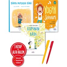 Abm Yayınevi Alfa Kalem+ (Ezgi Berk) Yogayı Seviyorum!+Dünya Mutluluk Günü+Kapının Ardı 3 Kitap Yeni Çocuk