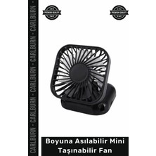 Carlburn #vantilatör Fonksiyonel Serinletici Şarj Edilebilir USB Boyuna Asılabilir Mini Taşınabilir El Fanı