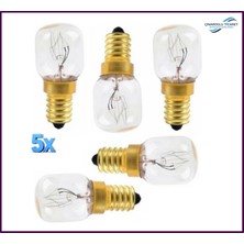 Çınaroğlu Ticaret  Roehler Uyumlu Ankastre Davlumbaz  Fırın 15 Watt Gün Işığı 300° Halojen Ampül 5 Adet