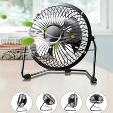 Empressco Soğutucu Serinletici Pervaneli Masaüstü Küçük Ayaklı Vantilatör Klima USB Fan Metal Fan