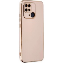 Vintessy Xiaomi Redmi 10C Kılıf Volet Silikon - Pembe