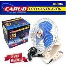 Empressco Oto Vantilatör 10" Inch 24V Mandallı Carub Oto Vantilatör 10 Inch 24V Mandall