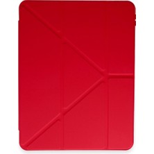Vintessy Xiaomi Pad 6 Kılıf Kalemlikli Mars Tablet Kılıfı - Kırmızı
