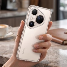 Caseonn Huawei Pura 80 Pro Kılıf Transparan Silikon Koruma Şeffaf