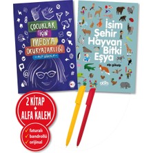 Abm Yayınevi Alfa Kalem+ (Alp Gökalp) Isim, Şehir, Hayvan, Bitki, Eşya+Çocuklar Için Medya Okuryazarlığı 2 Kitap