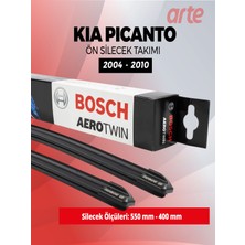 Arte Kia Picanto Ön Silecek Takımı 2004-2010 Uyumlu | Bosch Aerotwin Serisi | 2'li Set |