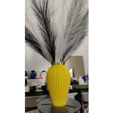 Hanart Modern Dekoratif Şık Vazo 20 cm Sari