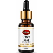Safvital Hint Yağı 20 ml Soğuk Pres Hekzansız %100 Saf Saç Kaş Kirpik ve Cilt Için Yoğun Bakım Yağı
