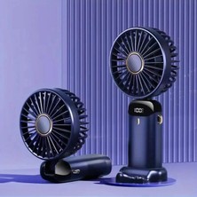 Empressco Mini Klima 5 Kademeli Şarjlı Taşınabilir Dijital LED Göstergeli El Fanı Vantilatör