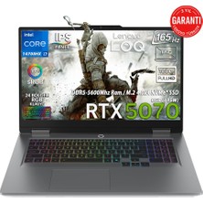 Lenovo Loq 17IRX10 Intel Core I7-14700HX 24-Gbddr5 4 Tbssd Geforcertx 5070 8gb (115W) 17.3" Fhd IPS Panel 165Hz Windows 11 Home 83JH00BCTRAT59
