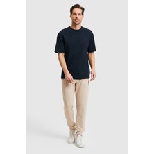 U.S. Polo Assn. Erkek Slim Fit Taş Eşofman Altı Pamuk Malzemeden Üretilmiş XL Beden 50322549-VR049