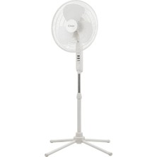 Empressco Kiwi KFAN-7426 3 Hız Ayarlı Salınım Fonksiyonlu Stand Vantilatör Beyaz