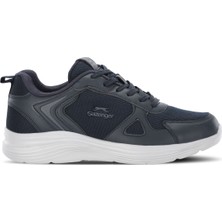 Slazenger Fınesse I Erkek Büyük Beden Gri Koşu & Yürüyüş Spor Ayakkabısı