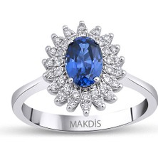 Makdis Pırlanta 1.35 Karat Safir Pırlanta Yüzük