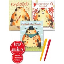 Abm Yayınevi Alfa Kalem+ (Melanie Watt) Kedibüdü+Kedibüdü’nün Başyapıtı+Kedibüdü Geri Döndü! 3 Kitap Hikayeler