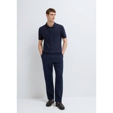 Mavi Lacivert Keten Pantolon 0010595-86623