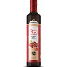 Kırmızı Sirke Kırmızı Elma Nar Acı Pancar Özü Içeren Bitkisel Sirke Doğal Fermantasyon 250ML