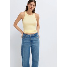 Mavi Halter Yaka Sarı Atlet 1613912-70027