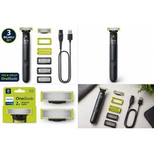 Philips Oneblade QP1624/10 + 2 Yedek Bıçaklı Avantajlı Set (3 Bıçak)