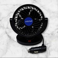 Empressco Tiger Marketing Vantilatör Plastik Dönerli Tekli 12V Siyah