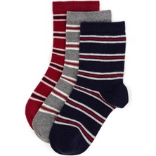 U.S. Polo Assn. Erkek Çocuk 3'lü Soket Çorap 50318042-VR033