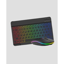 Ematcrt Rgb Aydınlatmalı Q Klavye Türkçe Karakter Destekli - Lisinya