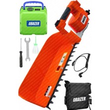 Graizer Sırt Çantali Bataryalı 24 V 10 Ah Şarjlı Akülü Çay Kesme Biçme Toplama Makinesi
