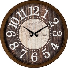Efe Kahve Modern Duvar Saati 706-3