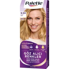 Palette Göz Alıcı Renkler Saç Boyası 9-50 Altın Sarı