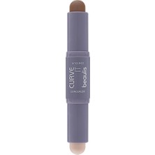 4 Adet Beaulis Curve It Bronzer & Concealer 130 Porcelain