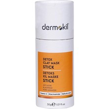 2 Adet Dermokil Detoks Kil Stick Yüz Maskesi 30 gr