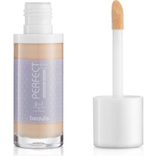 2 Adet Beaulis Perfect It 2 In 1 Fondöten & Kapatıcı 134 Sand