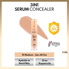 3 Adet Note 3in1 Serum Concealer 10 Medium