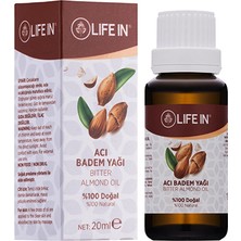 5 Adet Life In Acı Badem Yağı 20 ml