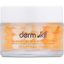 Dermokil Kojik Asit C Vitamini Leke Karşıtı Canlandırıcı 3D Kapsül Krem 50 ml