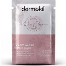 3 Adet Dermokil Pure Clean 3in1 Kağıt Maske 23 ml