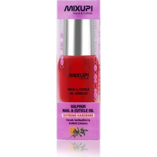 5 Adet Mixup! Sulphur Tırnak Sertleştirici ve Kültikül Çıkarıcı Tırnak Bakım Yağı 15 ml