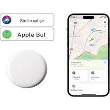 HiboTekno Ios Uyumlu Takip Cihazı Airtag Gps Konum Araba & Motor & Valiz & Evcil Hayvan Takip Cihaz