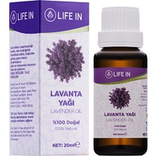 5 Adet Life In Lavanta Yağı 20 ml