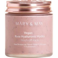3 Adet Mary & May Gül Suyu ve Hyalüronik Asit Içerikli Kil Maskesi 125 gr