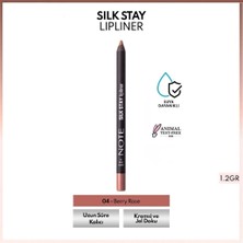 2 Adet Note Silk Stay Lipliner Suya Dayanıklı Ipeksi Dudak Kalemi 04 Berry Rose