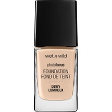 3 Adet Wet N Wild Photo Focus Foundation Dewy Lumineux Fondöten Soft Ivory