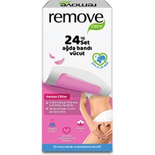 5 Adet Remove Care Vücut Ağda Bandı Hassas Ciltler 24'lü
