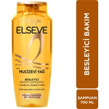 3 Adet Loreal Paris Elseve Mucivezi Yağ Besleyici Bakım Şampuanı 700 ml
