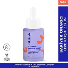 2 Adet Olalab Aydınlatıcı Bariyer Onarıcı Nemlendirici Ceramide & Vitamin C & Cica Serum 30 ml