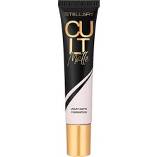 2 Adet Stellary Cult Matte Fondöten 02 Warm Beige - Mousse Texture & Matte Finish